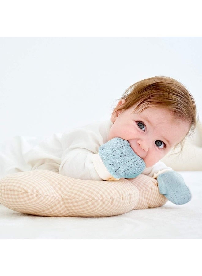 Baby Anti-Scratch Hand Mittens – Soft Cotton Gloves for Newborns and Infants 0–12 Months, Gentle Protection for Baby Hands and Face, Multi-Color Design-8Pcs - Image 3